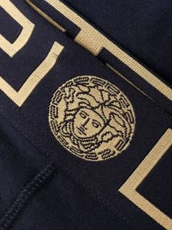 Versace lot de deux boxers à détail Greca