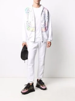 Versace pantalon de jogging à détail Greca
