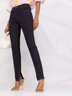 Garantie De Qualité 100% Versace Jean slim à fentes jeans skinny femme 14 Versace jean slim à fentes