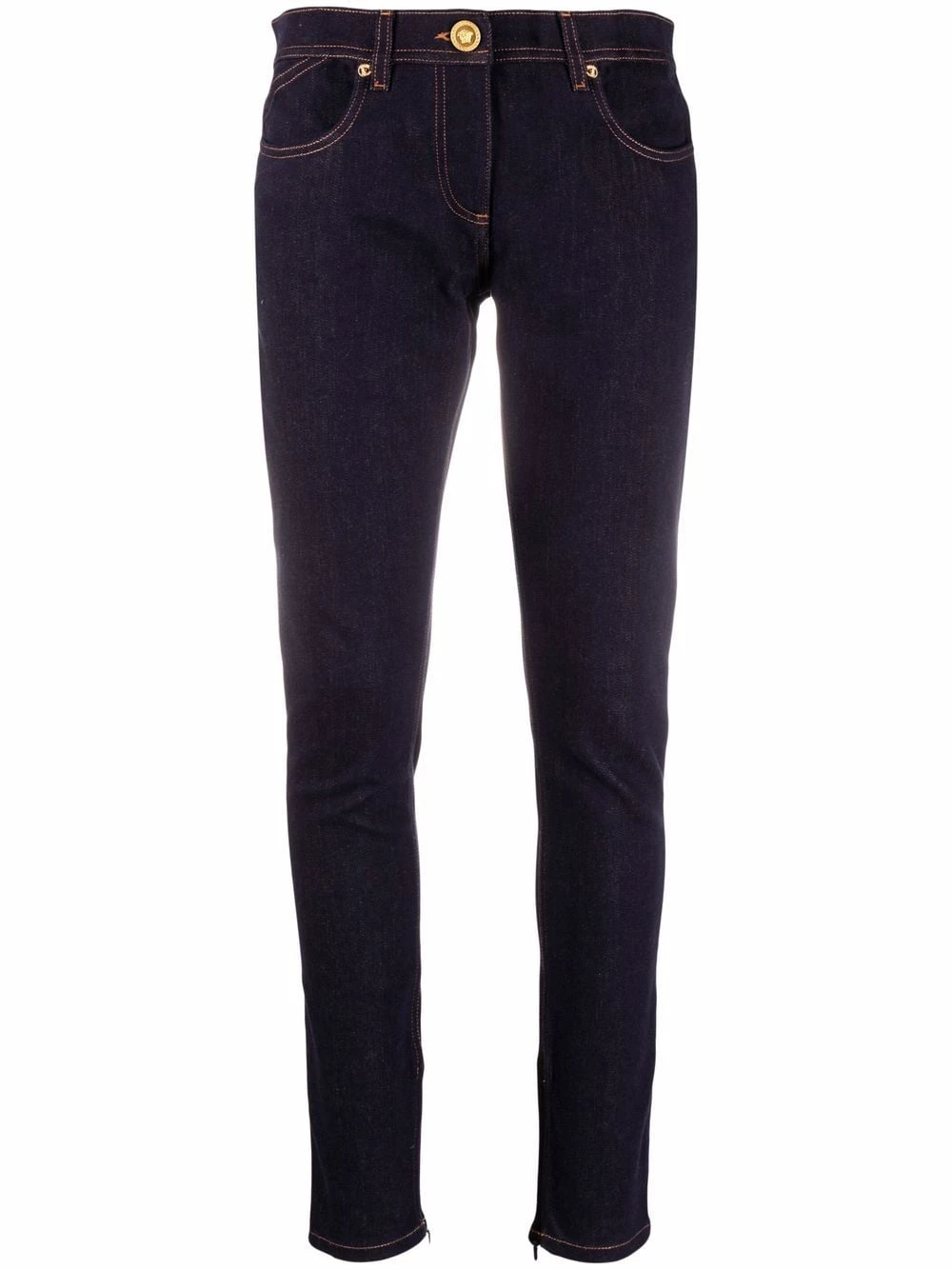 Garantie De Qualité 100% Versace Jean slim à fentes jeans skinny femme 3 Versace jean slim à fentes