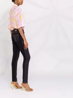 Garantie De Qualité 100% Versace Jean slim à fentes jeans skinny femme 15 Versace jean slim à fentes