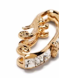 Versace bijou d'oreille Medusa à ornements en cristal