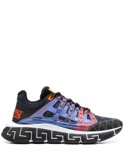 Versace baskets Trigreca à design à empiècements