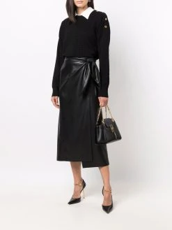 Versace pull à motif Greca