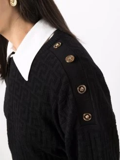 Versace pull à motif Greca