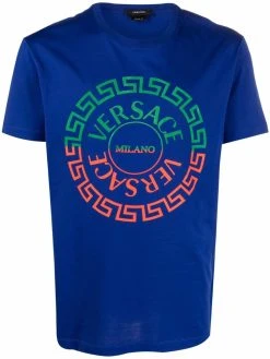 Versace t-shirt à imprimé Greca