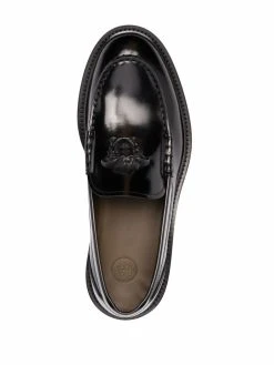 Versace mocassins La Medusa en cuir