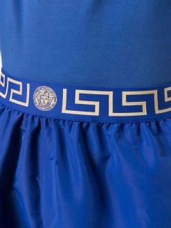 Versace short de bain à bordure Greca