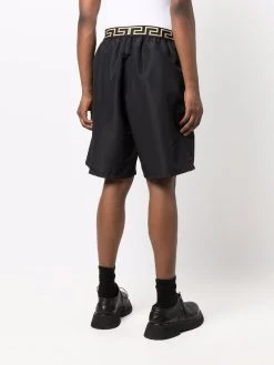 Versace bermuda à détail Greca