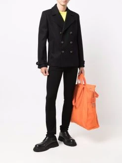 Versace jean skinny à patch logo