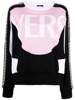 Versace pull à motif Greca