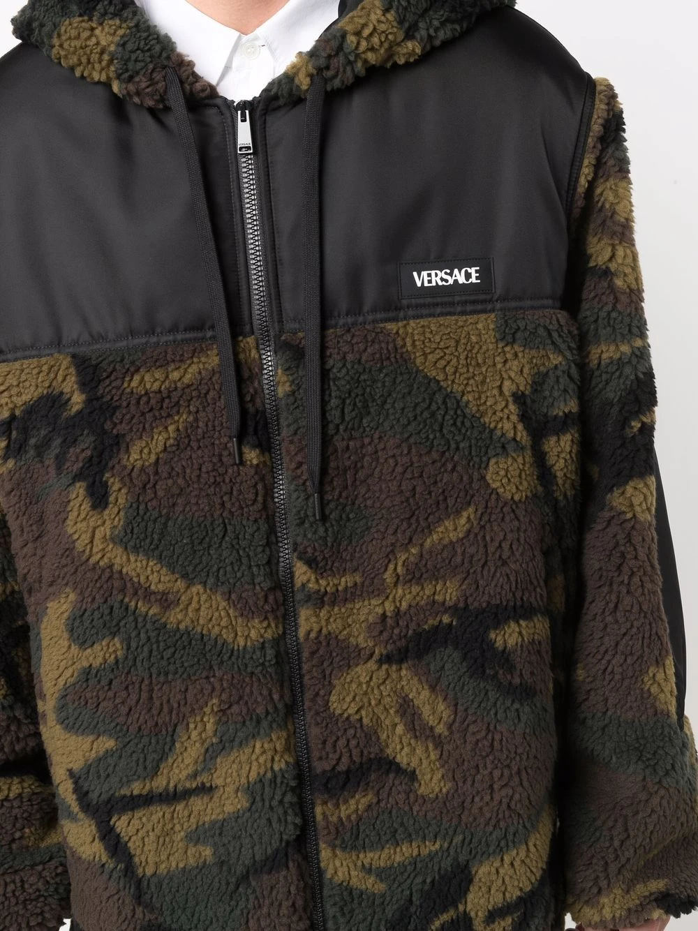 Versace Veste imprimée à capuche Plus Bas Prix De Vente vestes à capuche homme 7 Versace veste imprimée à capuche