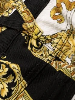 Versace jean à motif Barroco
