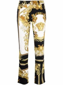 Versace jean Ă motif Barroco