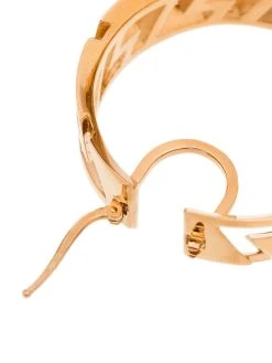 Versace boucles d'oreilles à motif Greca