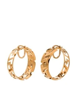 Versace boucles d'oreilles à motif Greca