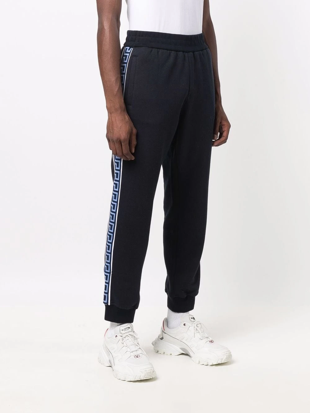 Versace Remise En Ligne Pantalon de jogging à bandes Greca pantalons de survêtement homme 5 Versace pantalon de jogging à bandes Greca