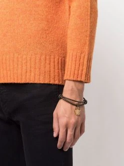 Versace bracelet Medusa à bride tressée