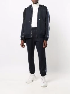 Versace hoodie à bandes Greca