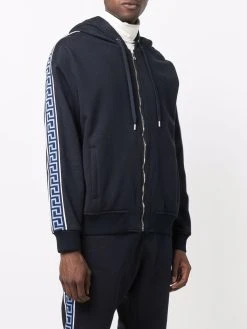 Versace hoodie à bandes Greca