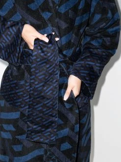 Versace peignoir La Greca ceinturé