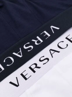 Versace lot de deux slips à bande logo