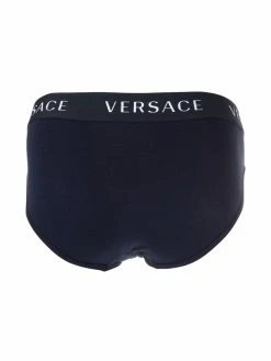 Versace lot de deux slips à bande logo