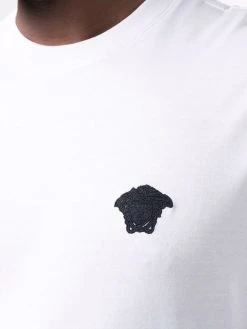 Versace t-shirt à logo brodé Medusa