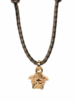 Versace collier tressé à pendentif Medusa Head