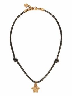 Versace collier tressé à pendentif Medusa Head