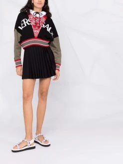 Versace hoodie à logo imprimé