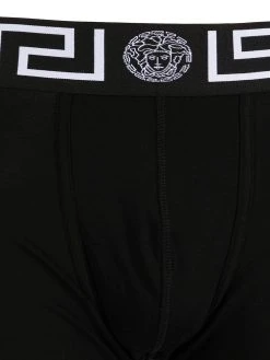Versace boxer à logo brodé