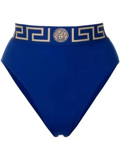 Versace bas de bikini Greca à taille élastiquée