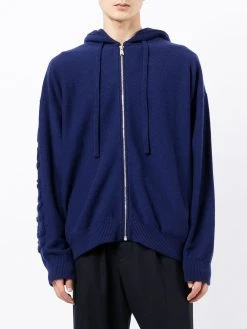 Versace hoodie zippé à manches longues