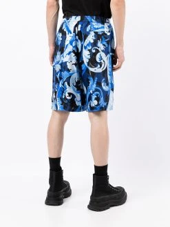 Versace bermuda à imprimé baroque