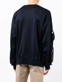 Versace sweat à design multi-poches