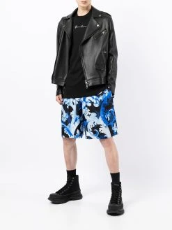 Versace t-shirt à logo brodé