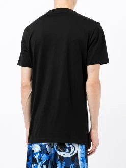 Versace t-shirt à logo brodé