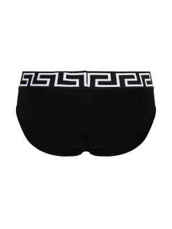 Versace slip Medusa Greek Key