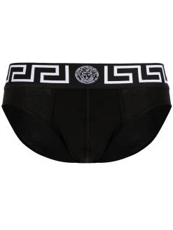 Versace slip Medusa Greek Key