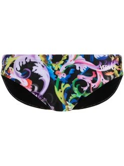 Versace short de bain à imprimé baroque