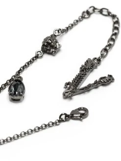 Versace bracelet en chaîne à breloque