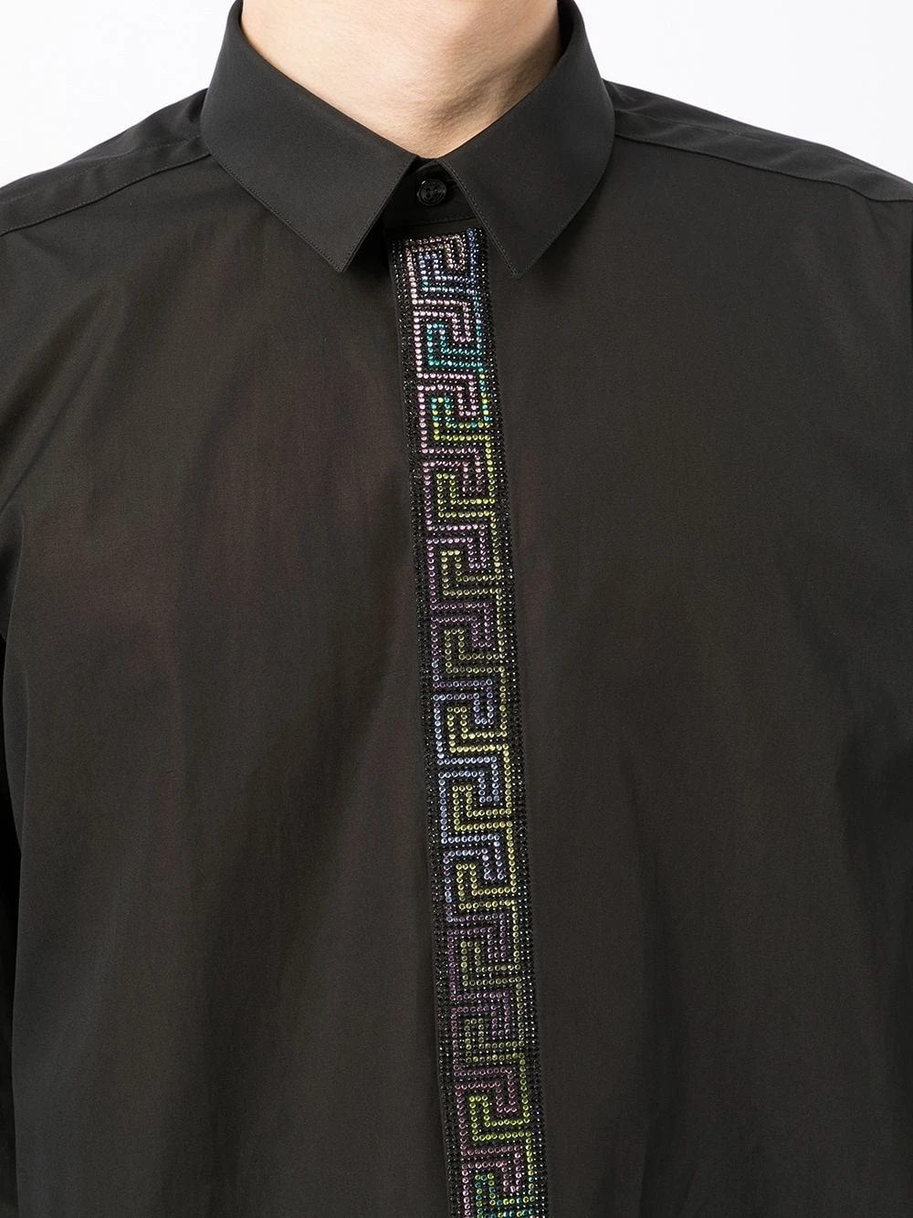 Versace Prix d’Amis Chemise à détail Greca chemises homme 7 Versace chemise à détail Greca