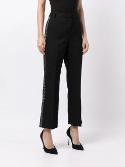 Versace Se Vend Bas Prix Pantalon de tailleur à bandes Greca pantalons de costume femme 11 Versace pantalon de tailleur à bandes Greca
