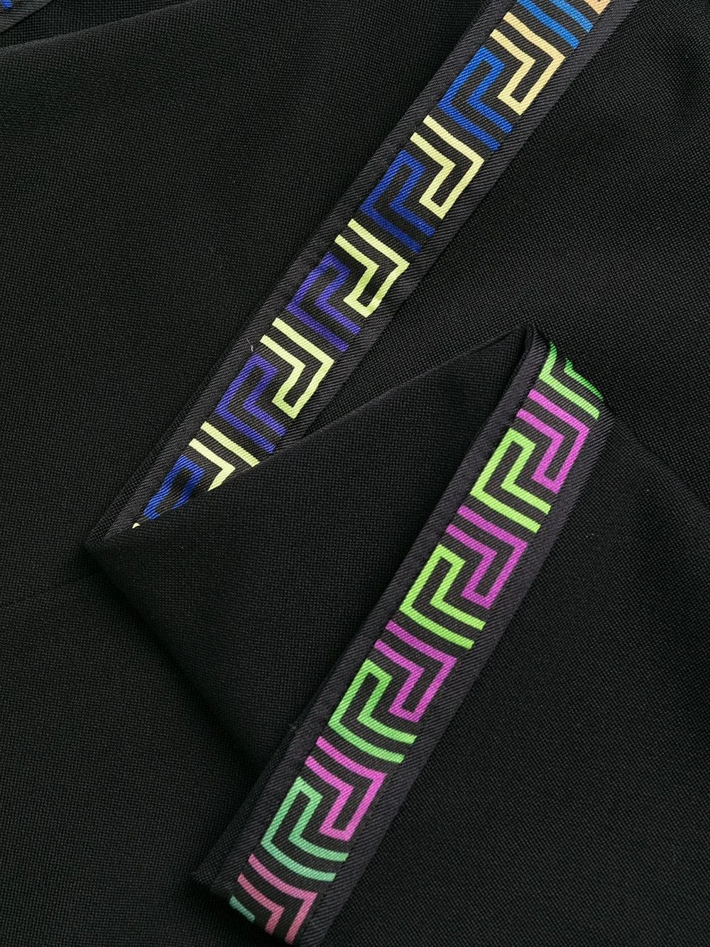 Versace Se Vend Bas Prix Pantalon de tailleur à bandes Greca pantalons de costume femme 9 Versace pantalon de tailleur à bandes Greca