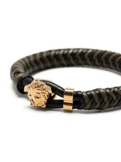 Versace bracelet Medusa en cuir