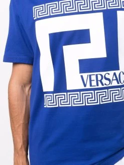 Versace t-shirt à logo imprimé