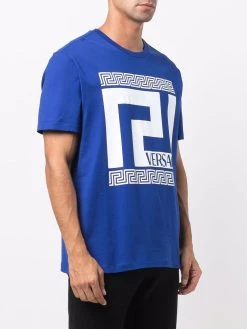 Versace t-shirt à logo imprimé