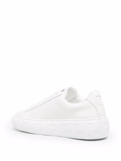 Versace baskets lacées à logo imprimé