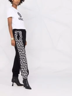 Versace t-shirt à logo imprimé